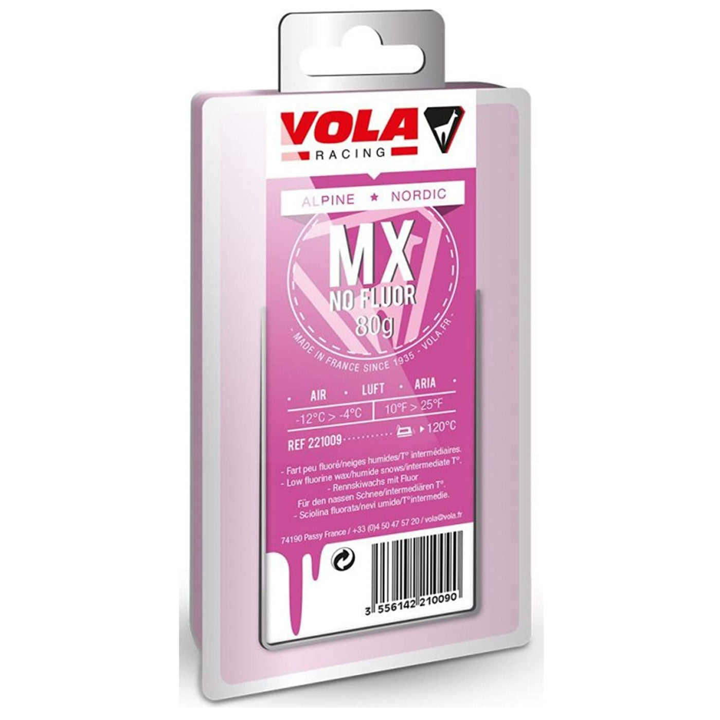 Vola Violet MX Training Wax No Fluor 80g SKI & SNOWBOARD WAX Vola 80g  