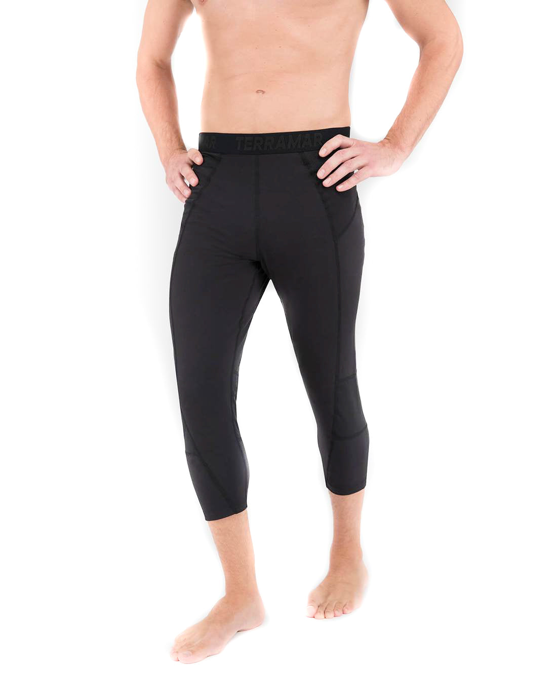 Terramar Thermolator 2.0 3/4 Performance Pant Black APPAREL Terramar S  