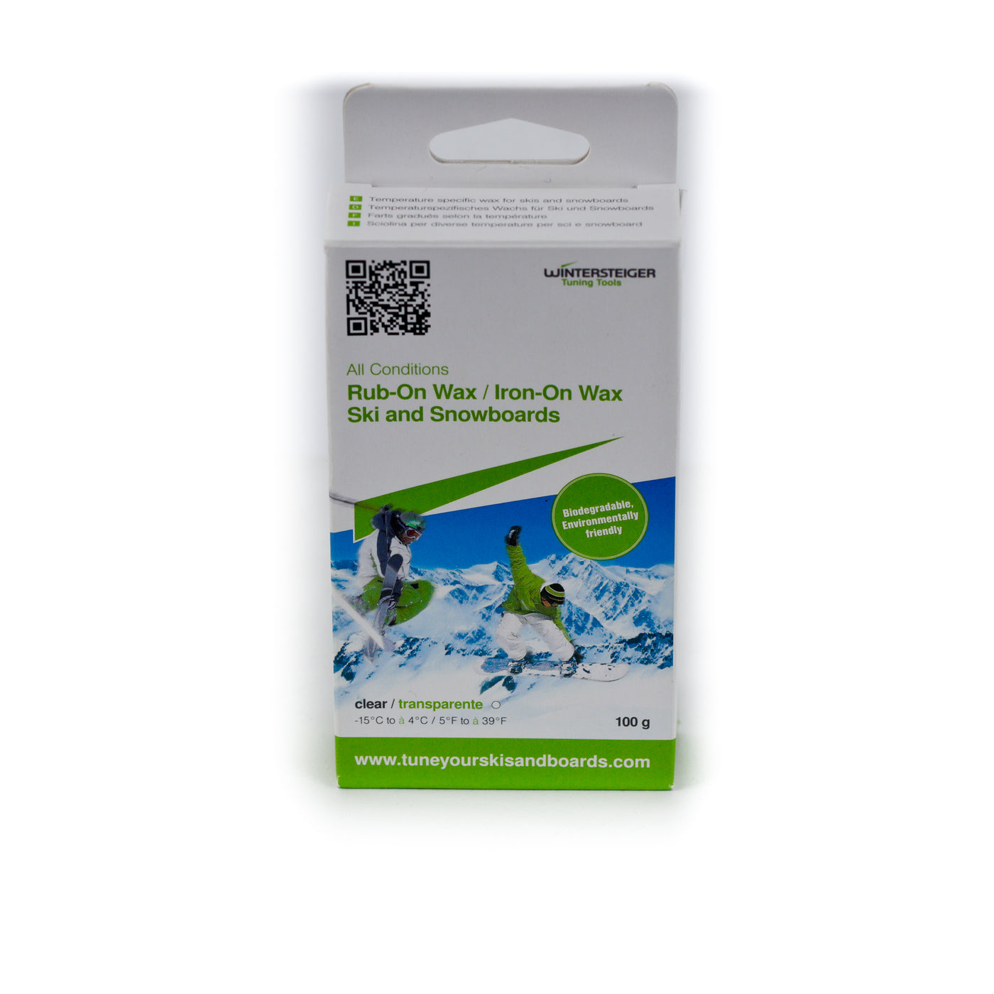 Wintersteiger All Condition Rub-On/ Iron-On Ski and Snowboard Wax |100g SKI & SNOWBOARD WAX Wintersteiger   