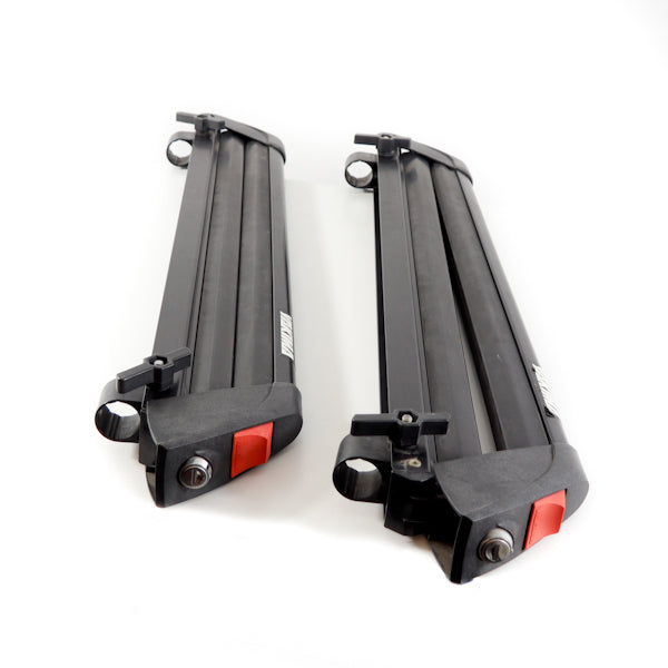Yakima ButtonDown 4 Ski Carry Car Roof Rack w/ Key | USED SKI RACKS Yakima   