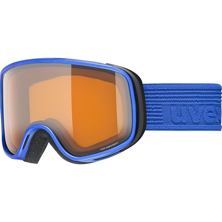 Uvex Scribble Junior LG Ski Goggles GOGGLES Uvex Cobalt with LaserGold Lens  
