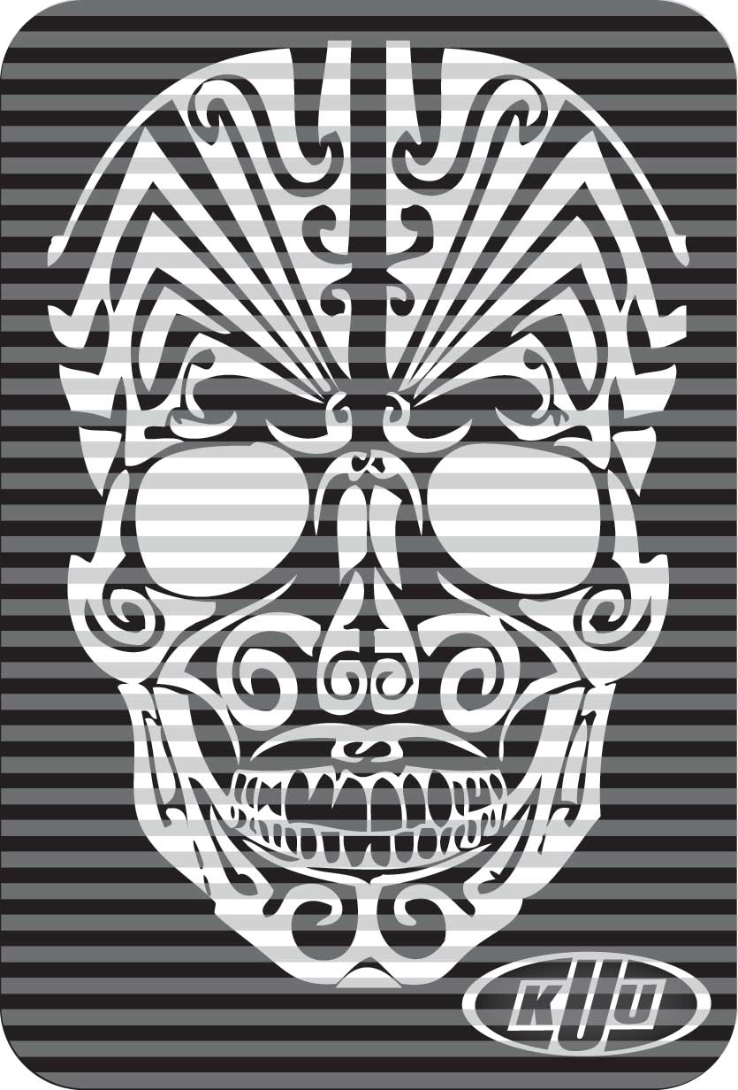 KUU Snowboard Stomp Pad Day of the Dead Skull-Traction Pad STOMP PADS KUU   