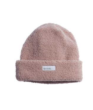 The Aurora Sherpa Beanie by Coal APPAREL Coal Dusty Rose  