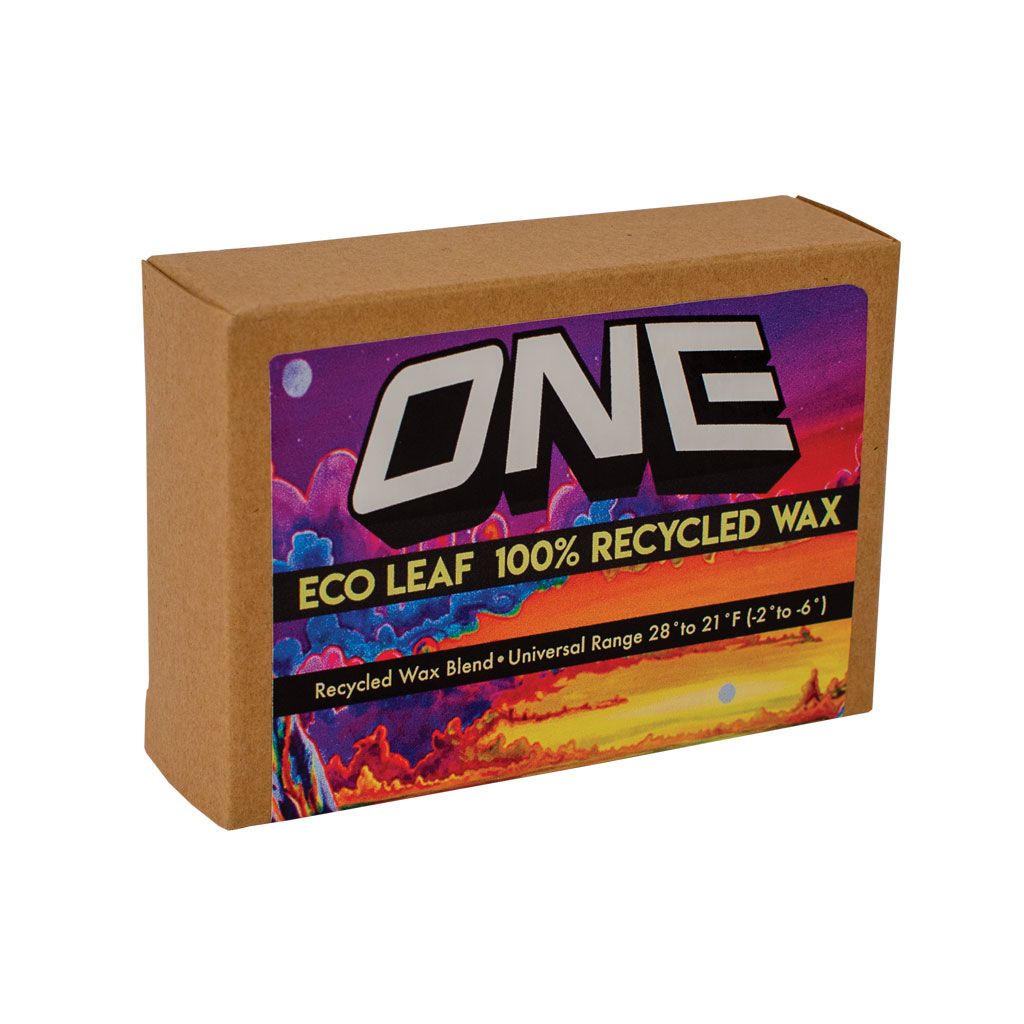 One MFG Eco Leaf Recycled All Season 100g SKI & SNOWBOARD WAX OneBall   
