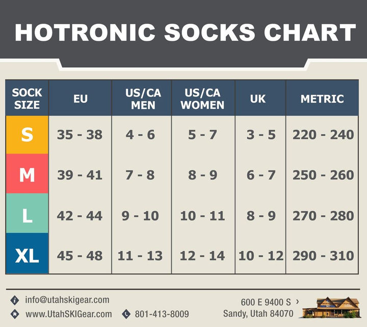 BootDoc Hotronic Power Fit Compression Socks PFI 50 APPAREL Hotronic
