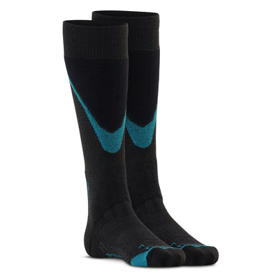 Fox River Youth Ski Socks - DISCONTINUED APPAREL Fox River Black/Turquoise XS 