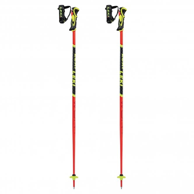 Leki WCR Lite SL 3D Junior Slalom Ski Poles - 2026 SKI POLES Leki Red 90cm