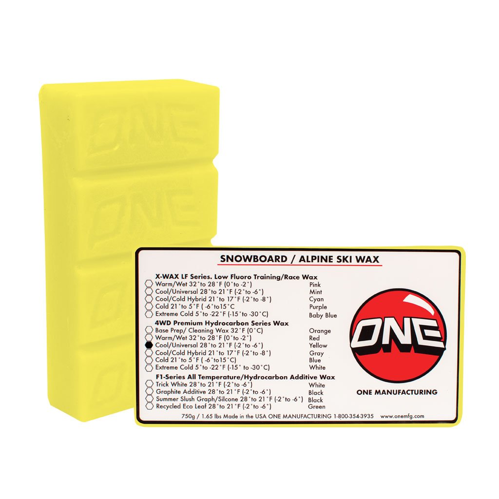 One MFG 4WD Wax - Cool Snowboard Wax - 750g SKI & SNOWBOARD WAX OneBall   