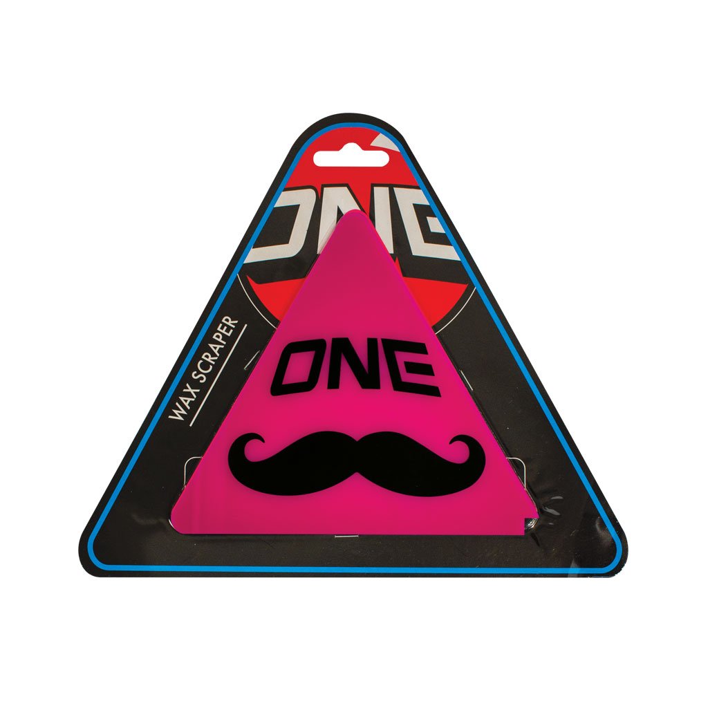 One MFG Triangle Wax Scraper Magenta Mustache WAXING TOOLS OneBall   
