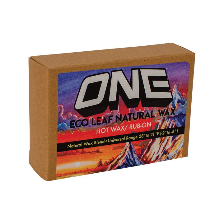 One MFG Eco Leaf Natural Ski and Snowboard Wax Universal 100g SKI & SNOWBOARD WAX OneBall   