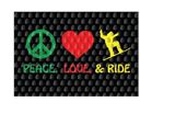 Peace, Love, Ride - Stomp Pad | Snowboard Traction Pad STOMP PADS Sports Accessories America   