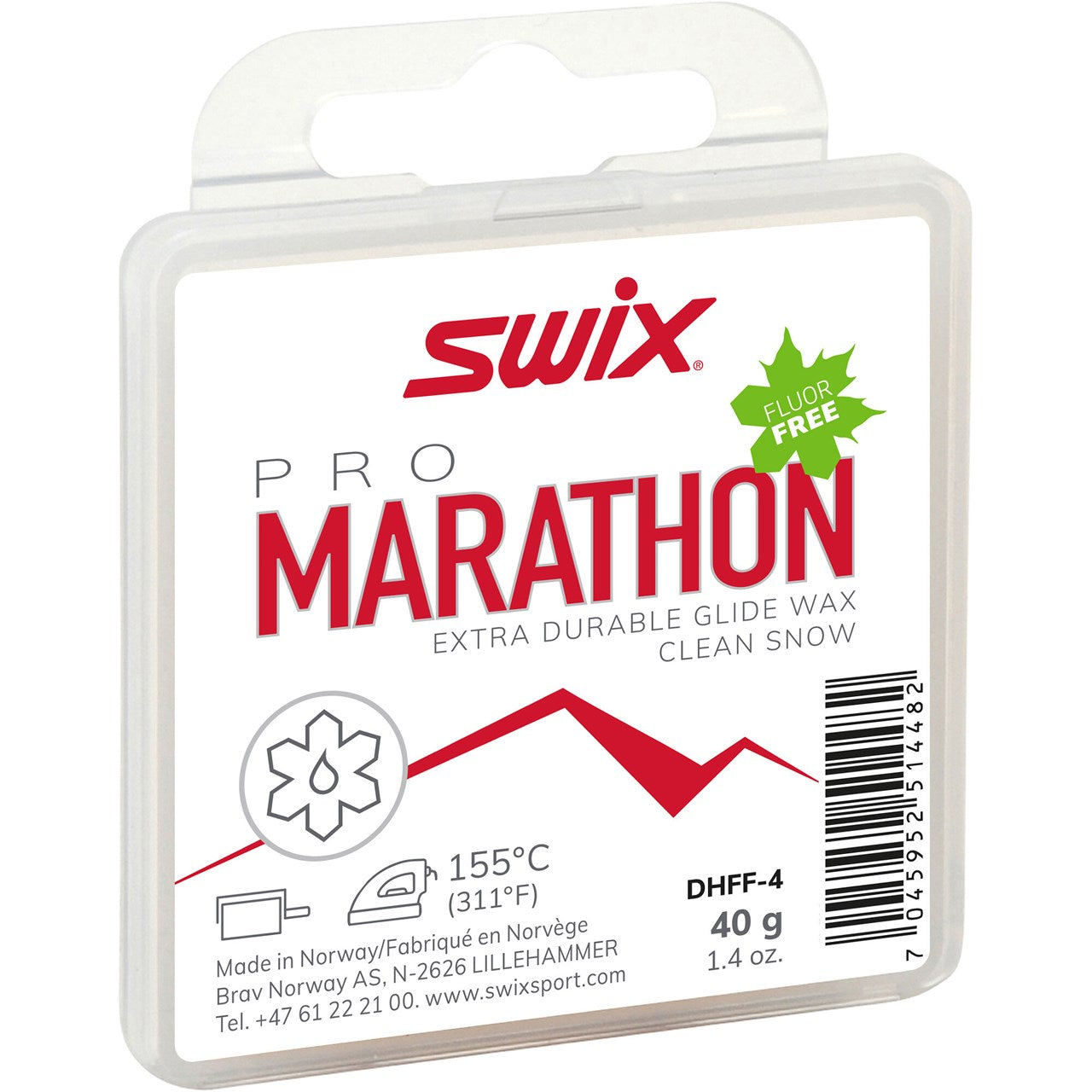 Swix Marathon White Hot Wax Fluor Free 40g SKI & SNOWBOARD WAX Swix   