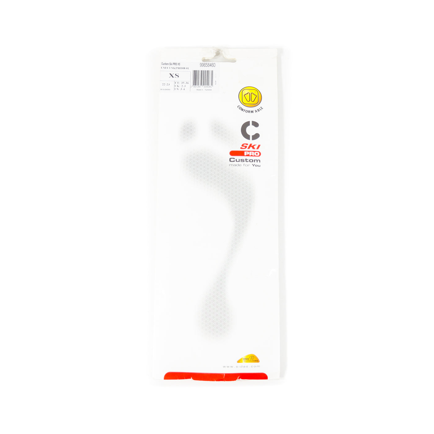 Sidas Custom Ski Pro Insole (2008) | XS INSOLES Sidas   