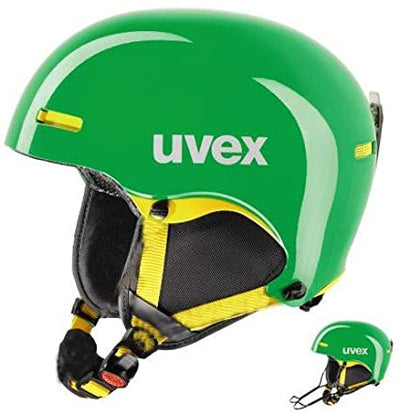 Uvex HLMT 5 Ski Race Helmet HELMETS Uvex 52-55 cm Green-Yellow 
